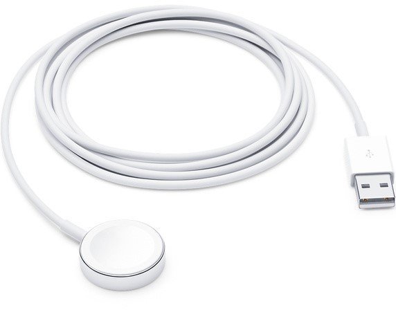 Apple MX2F2ZM/A Magnetický Nabíjací Kábel Apple Watch 2m White (Bulk)