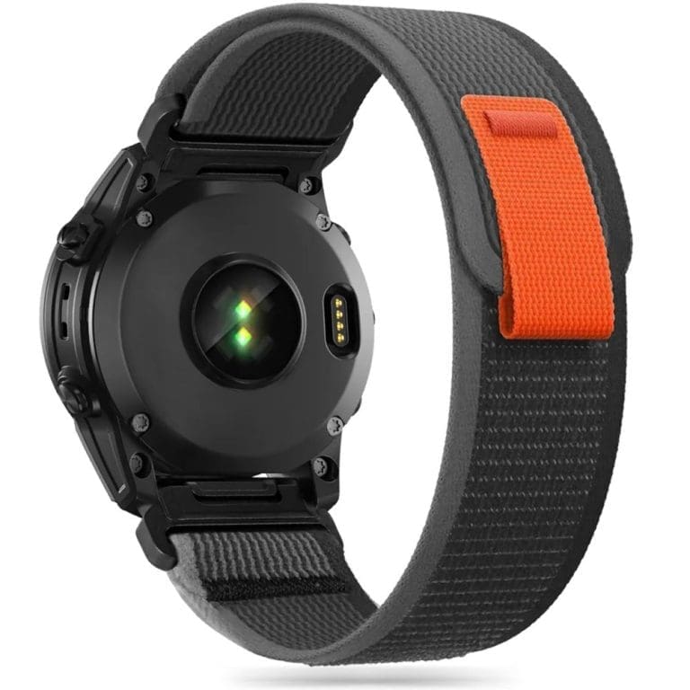 Tech-Protect Nylon Garmin Fenix 3 / 5x / 3hr / 5x Plus / 6x / 6x Pro / 7x Black/Orange