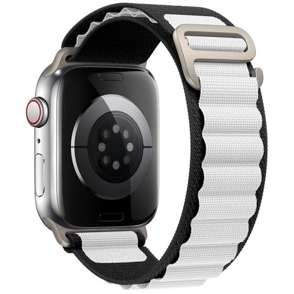 Alpina Náramok Apple Watch 45/44/42/Ultra Black Red
