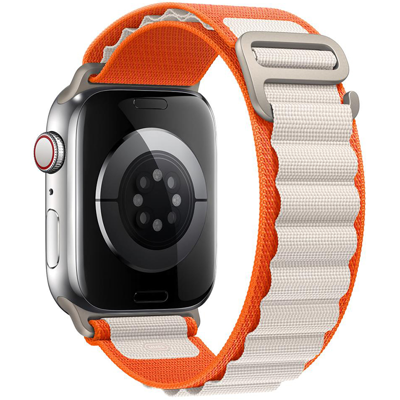Alpina Náramok Apple Watch 45/44/42/Ultra Orange Starlight