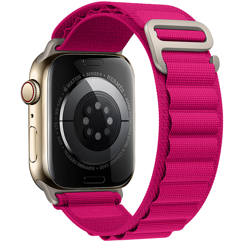 Alpina Náramok Apple Watch 45/44/42/Ultra Rose Pink