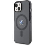 BMW BMHMP15MDSLK Black Hardcase IML Signature MagSafe Kryt iPhone 15 Plus/14 Plus