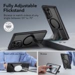 ESR Flickstand Boost Halolock Frosted Black Kryt Samsung Galaxy S24 Ultra
