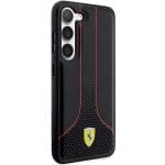 Ferrari FEHCS23SPCSK Black Hardcase Perforated 296 P Kryt Samsung Galaxy S23