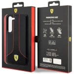 Ferrari FEHCS23SPCSK Black Hardcase Perforated 296 P Kryt Samsung Galaxy S23