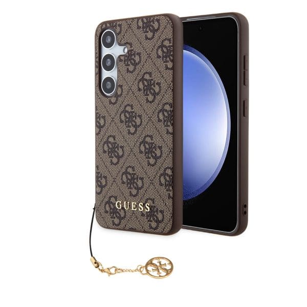 Guess 4G Charms Brown Kryt Samsung Galaxy S24