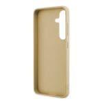 Guess PC/TPU Glitter Flakes Metal Logo Gold Kryt Samsung Galaxy S24