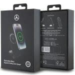 Mercedes Foldable Induction Charger 2in1 MEMFBGSLK 15W Black Silver Star MagSafe