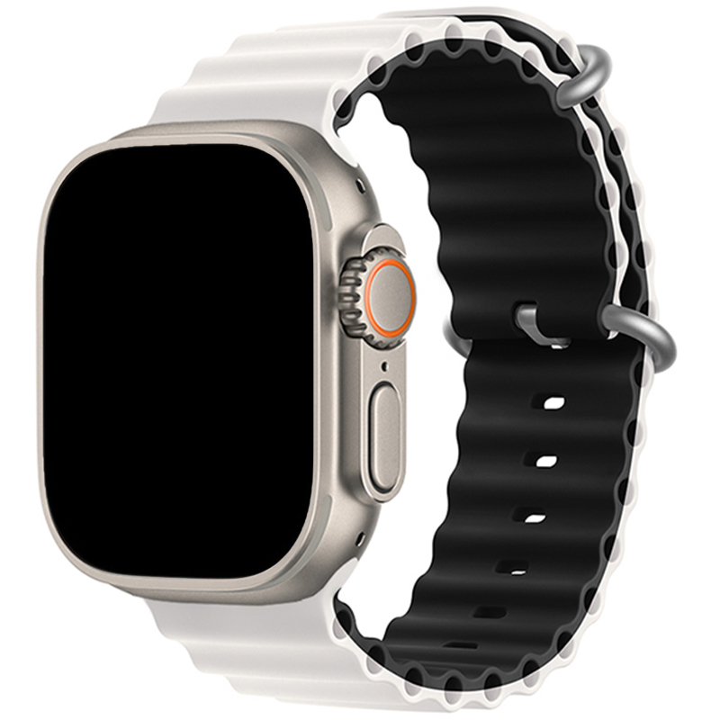 Ocean Náramok Apple Watch 45/44/42/Ultra Black White