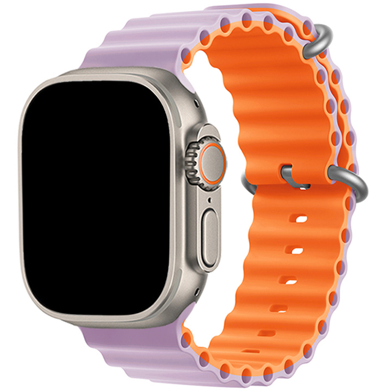 Ocean Náramok Apple Watch 45/44/42/Ultra Light Purple Orange