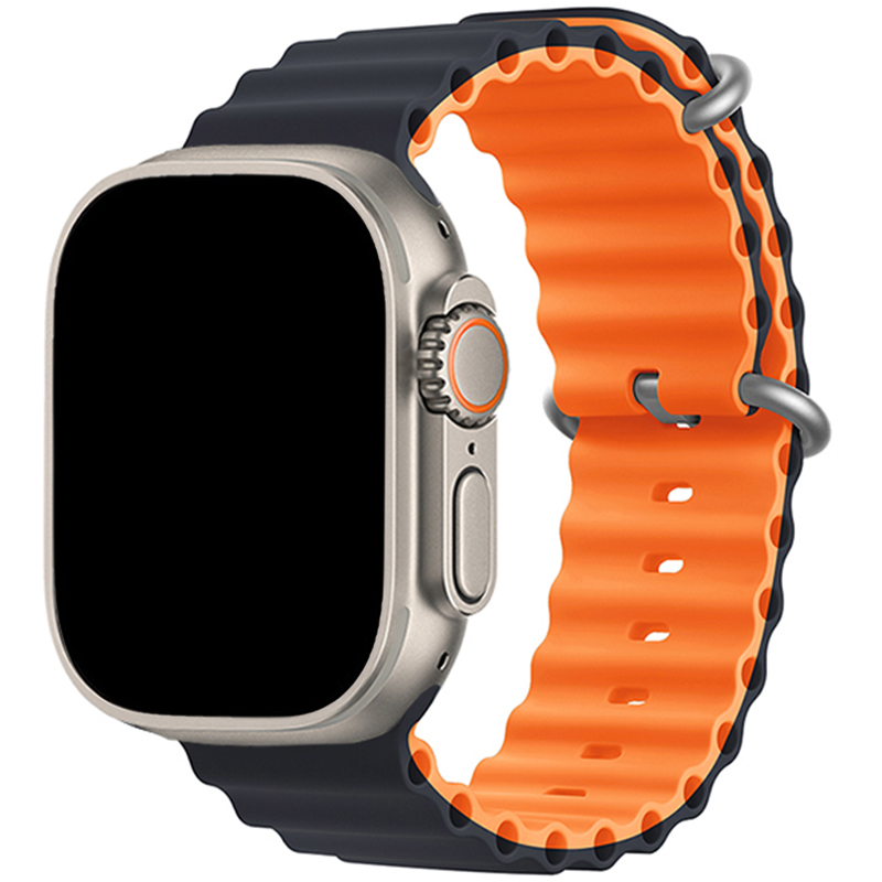 Ocean Náramok Apple Watch 45/44/42/Ultra Midnight Orange
