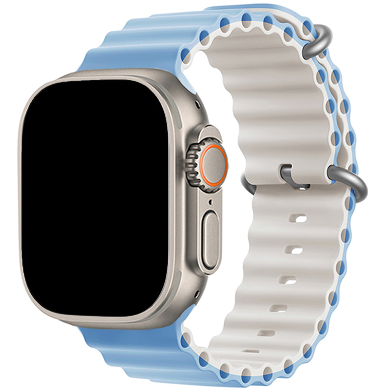 Ocean Náramok Apple Watch 45/44/42/Ultra Mist Blue Starlight