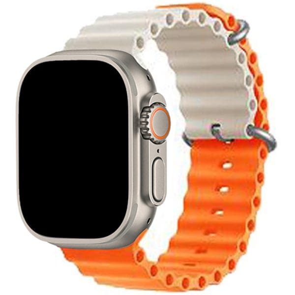Ocean Náramok Apple Watch 45/44/42/Ultra Starlight Orange