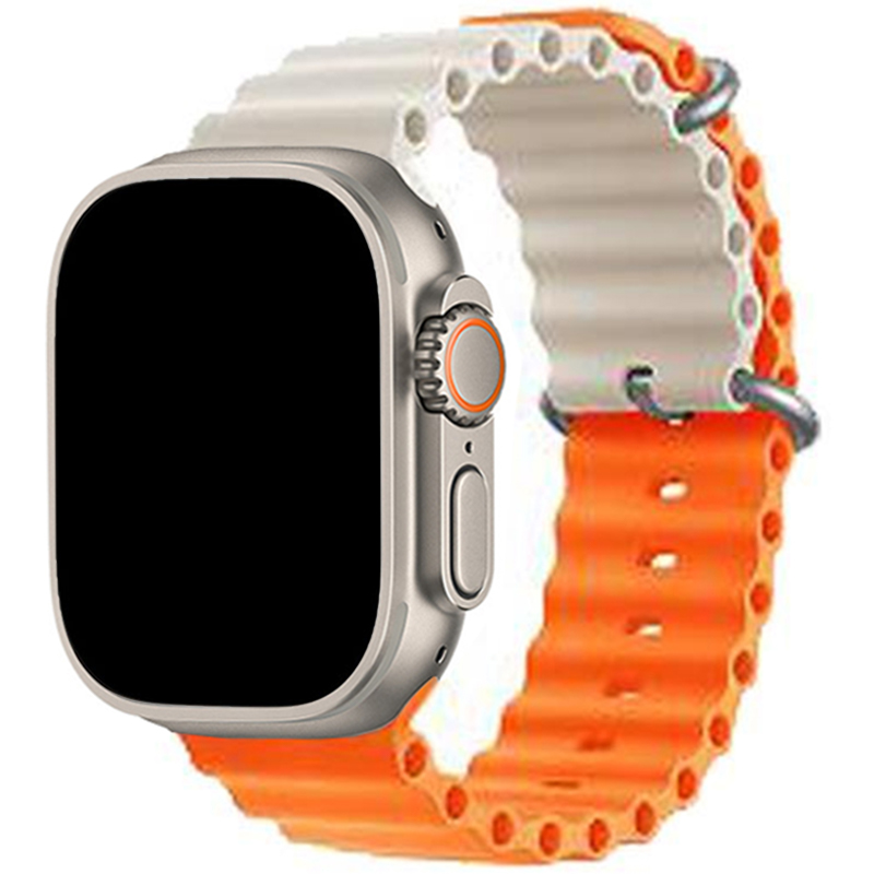 Ocean Náramok Apple Watch 45/44/42/Ultra Orange Starlight