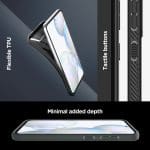 Spigen Liquid Air Matte Black Kryt Samsung Galaxy S23 Fe
