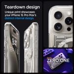 Spigen Ultra Hybrid Mag MagSafe Zero One Natural Titanium Kryt iPhone 15 Pro Max