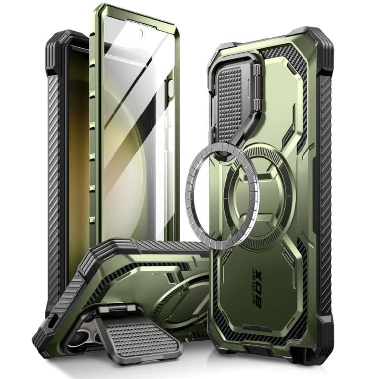 Supcase Iblsn Armorbox Mag MagSafe Guldan Kryt Samsung Galaxy S24 Ultra