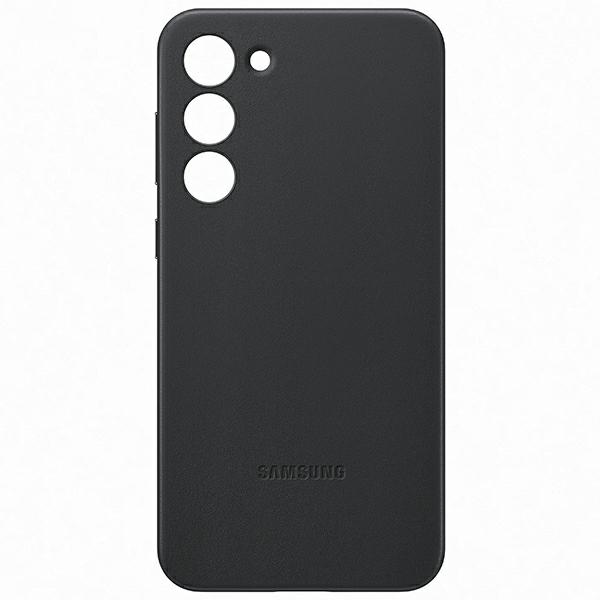 Samsung EF-VS916LBE Leather Black Kryt Samsung Galaxy S23 Plus