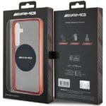 AMG AMHMS24S23HBCK Black Hardcase Transparent Bicolor MagSafe Kryt Samsung Galaxy S24