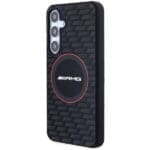 AMG AMHMS24S23SMRK Black Hardcase Silicone Carbon Pattern MagSafe Kryt Samsung Galaxy S24