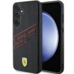 Ferrari FEHCS24MPINK Black HardCase Big SF Perforated Kryt Samsung Galaxy S24 Plus