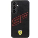 Ferrari FEHCS24SPINK Black HardCase Big SF Perforated Kryt Samsung Galaxy S24