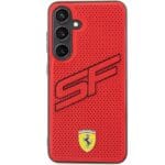 Ferrari FEHCS24SPINR Red HardCase Big SF Perforated Kryt Samsung Galaxy S24