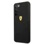 Ferrari FESSIHCS22MBK Black HardCase On Track Silicone Kryt Samsung Galaxy S22 Plus