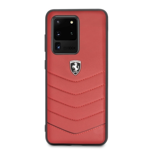 Ferrari HardCase FEHQUHCS69RE Red Heritage Kryt Samsung Galaxy S20 Ultra