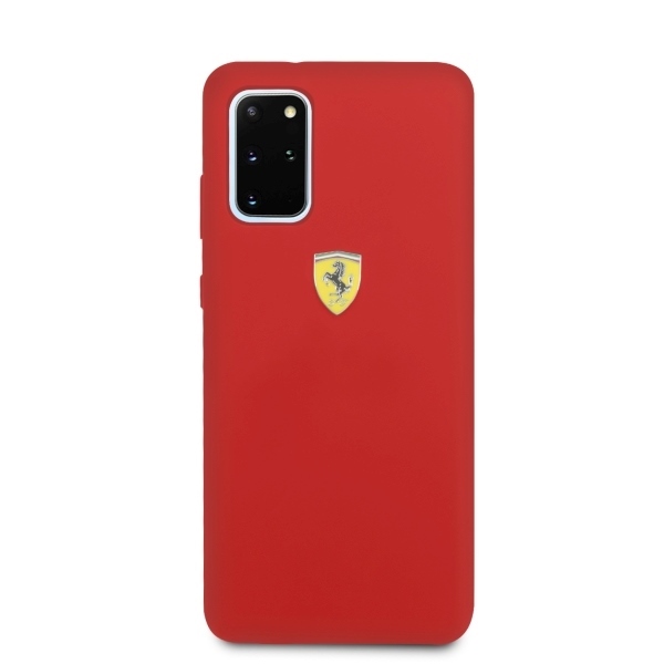 Ferrari HardCase FESSIHCS67RE Red Silicone Kryt Samsung Galaxy S20 Plus