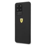 Ferrari HardCase FESSIHCS69BK Black Silicone Kryt Samsung Galaxy S20 Ultra