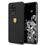 Ferrari HardCase FESSIHCS69BK Black Silicone Kryt Samsung Galaxy S20 Ultra