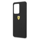 Ferrari HardCase FESSIHCS69BK Black Silicone Kryt Samsung Galaxy S20 Ultra