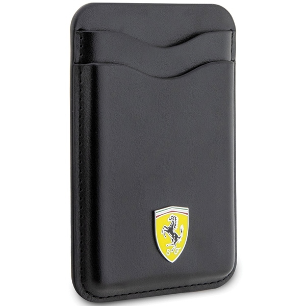 Ferrari Wallet Card Slot FEWCMRSIK Black MagSafe Leather 2023 Collection