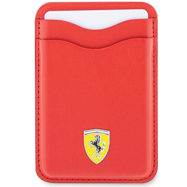 Ferrari Wallet Card Slot FEWCMRSIR Red MagSafe Leather 2023 Collection