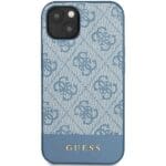 Guess GUHCP15SG4GLBL Blue HardCase 4G Stripe Collection Kryt iPhone 15