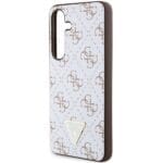 Guess GUHCS24SPG4GPH White Hardcase 4G Triangle Kryt Samsung Galaxy S24