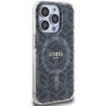 Guess GUHMP15LHGCUSTGK Black HardCase IML GCube MagSafe Kryt iPhone 15 Pro