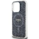 Guess GUHMP15LHGCUSTGK Black HardCase IML GCube MagSafe Kryt iPhone 15 Pro