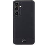 Mercedes MEHMS24M23RBARK S926 Black Hardcase Leather Textured & Plain MagSafe Kryt Samsung Galaxy S24 Plus