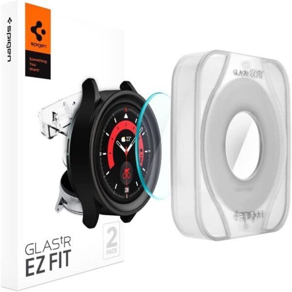 Spigen Glas.tr ”Ez-fit” 2-pack Galaxy Watch 5 Pro (45 mm)