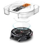 Spigen Glas.tr ”Ez-fit” 2-pack Galaxy Watch 6 Classic (43 mm) Clear