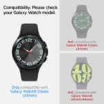 Spigen Glas.tr ”Ez-fit” 2-pack Galaxy Watch 6 Classic (43 mm) Clear