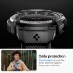 Spigen Rugged Armor ”Pro” Galaxy Watch 6 Classic (43 mm) Black