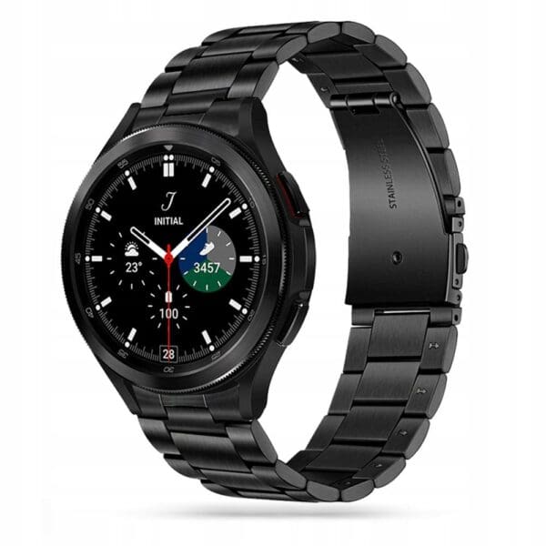 Tech-Protect Stainless Samsung Galaxy Watch 4 / 5 / 5 Pro / 6 Black