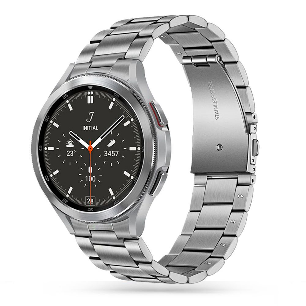 Tech-Protect Stainless Samsung Galaxy Watch 4 / 5 / 5 Pro / 6 Silver