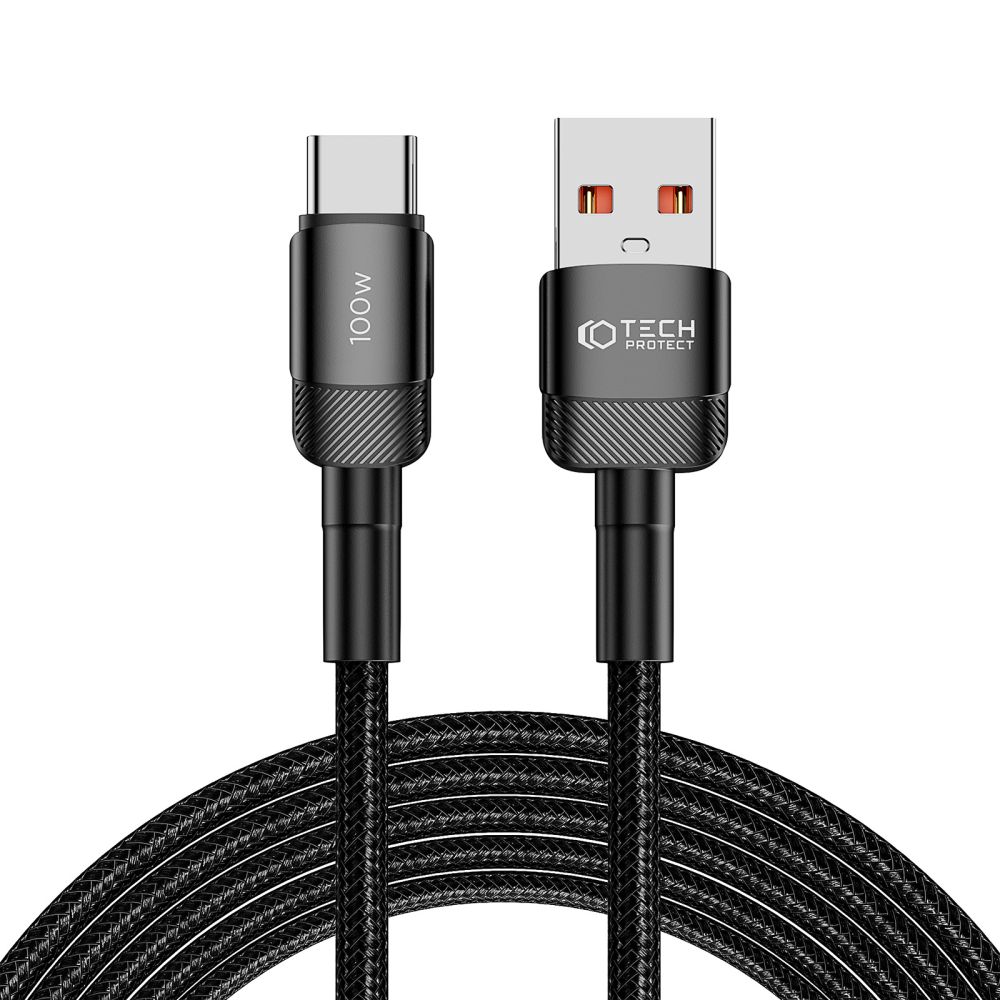 Tech-Protect Ultraboost Evo Type-C Cable 100W/5A 300cm Black