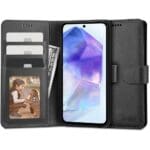 Tech-Protect Wallet Black Kryt Samsung Galaxy A55 5G