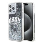 DKNY Liquid Glitter Arch Logo Black Kryt iPhone 14 Pro