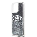 DKNY Liquid Glitter Arch Logo Black Kryt iPhone 14 Pro